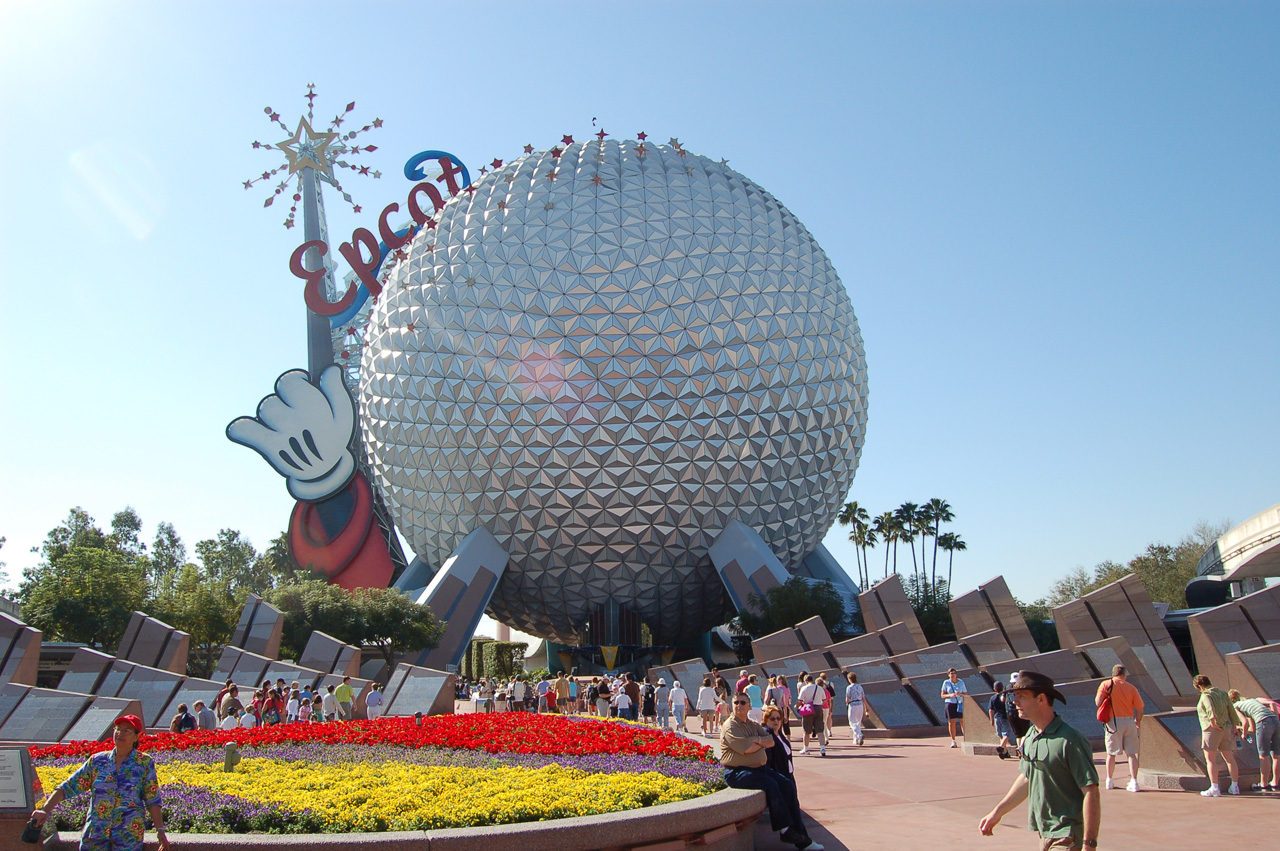 07-02-28, 003, Main Entrance, Epcot Center, FL