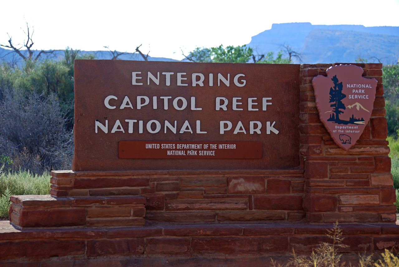 07-08-22, 190, Entering Capitol Reef National Park, Utah